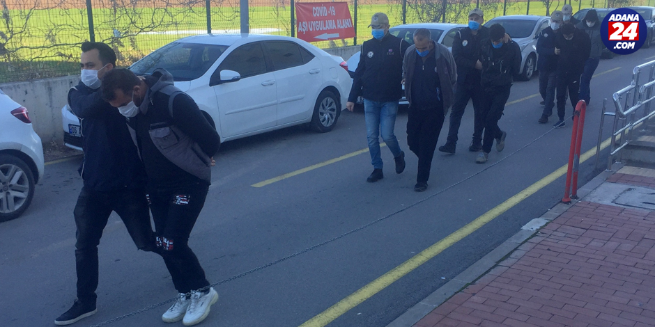 Adana’da yabancı uyruklu 5 DEAŞ’lı adliyeye sevk edildi