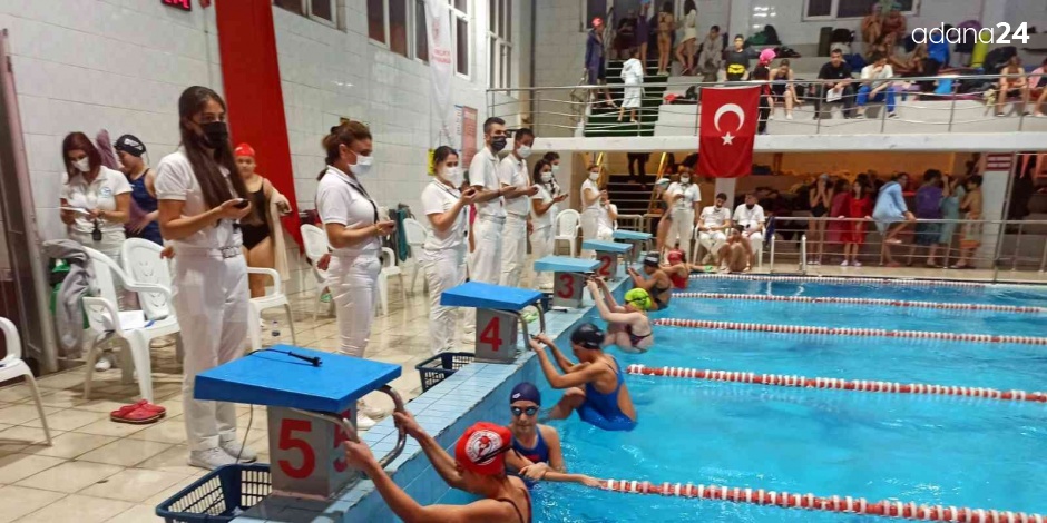Adana’da Yüzme Milli Takım Seçme Yarışları tamamlandı