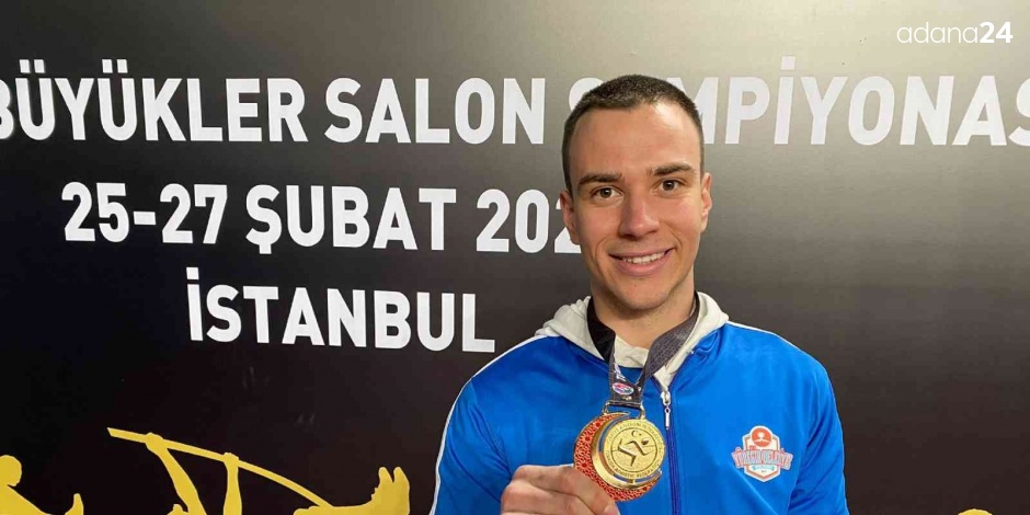 Adanalı atlet sırıkla atlamada Türkiye şampiyonu