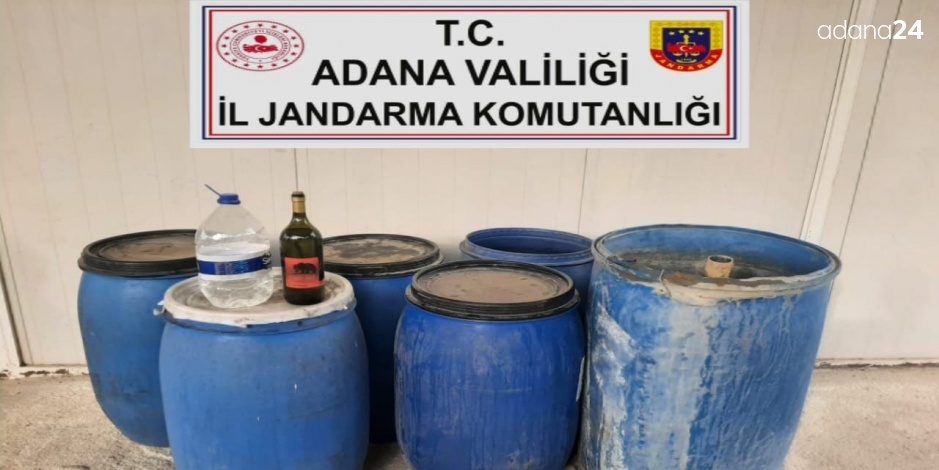 Adana’da sahte içki üretilen eve operasyon
