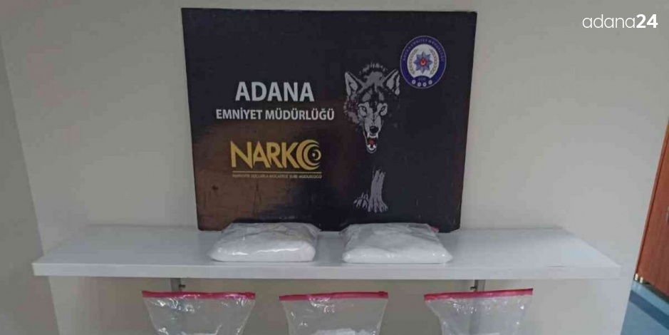 Adana’da 5 kilo metamfetamin ele geçirildi