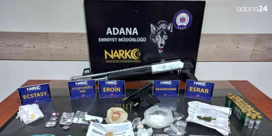 Adana’da uyuşturucu operasyonu: 4 tutuklama