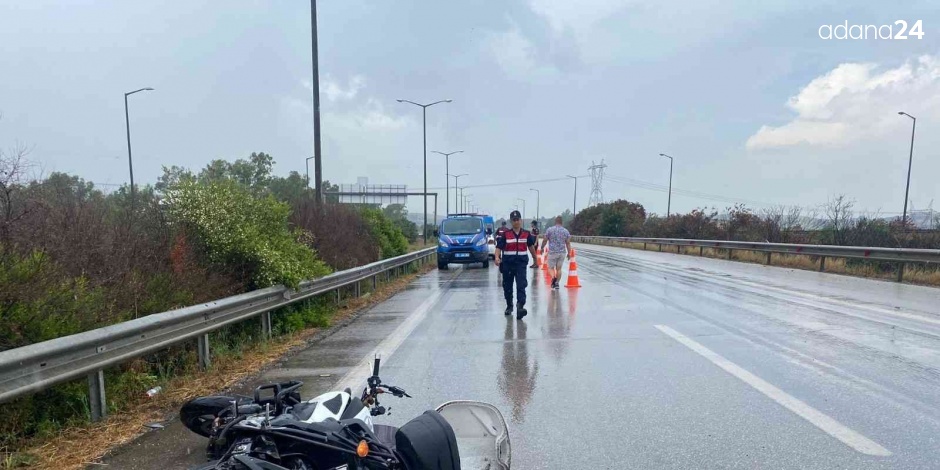 Ceyhan’da motosiklet kazası: 1 ölü, 1 yaralı